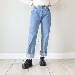 Vintage Wrangler Straight Leg Jeans 100% Cotton Size 30X30 Light Wash